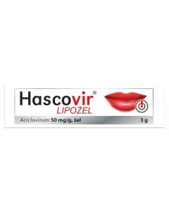 Hascovir Lipożel pro, 50 mg/g, żel, 3 g