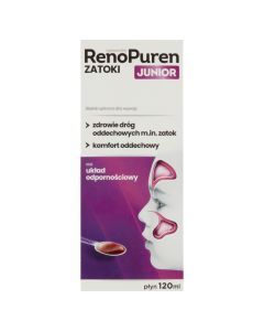 RenoPuren Zatoki Junior, płyn, 120 ml