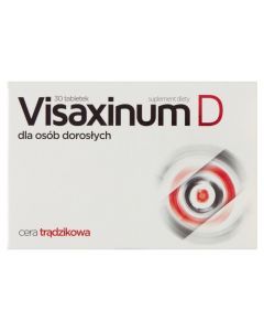 Visaxinum D dla osób dorosłych z cerą trądzikową, tabletki powlekane, 30 szt.
