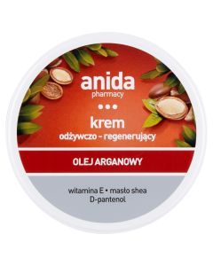 Anida, krem odżywczo-regenerujący, olejek arganowy, 125 ml