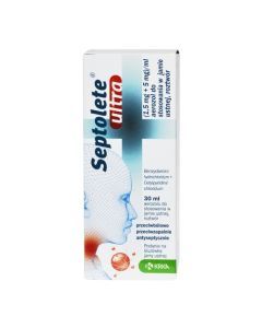 Septolete Ultra,(1,5mg+5 mg)/ml,aer.do stos.w j.ustn.,30 ml