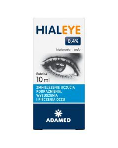 Hialeye, 0,4%, krople do oczu, 10 ml