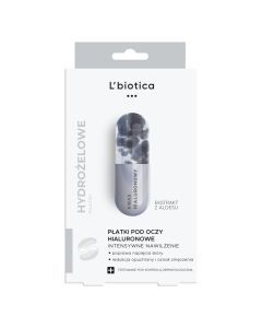 L'Biotica Płatki hialuronowe pod oczy, nawilżające, 3x2szt.