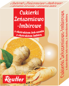 Cukierki, zenszeniowo-imbir., z ekstraktem imbiru, 50 g