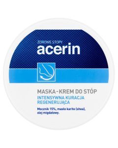 Acerin Zdrowe Stopy, maska-krem do stóp, 125 ml