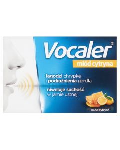 Vocaler miód cytryna, pastylki do ssania, 12 szt.