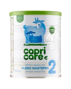 Capricare 2 mleko nastepne, prosz.,na mleku kozim, 400 g