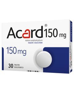 Acard, 150 mg, tabletki dojelitowe, 30 szt.