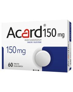 Acard, 150 mg, tabletki dojelitowe, 60 szt.