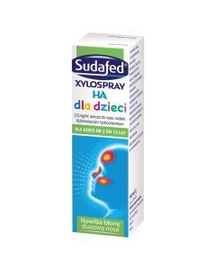 Sudafed XyloSpray HA dla dzieci, 0,5mg/ml, aerozol do nosa, 10 ml