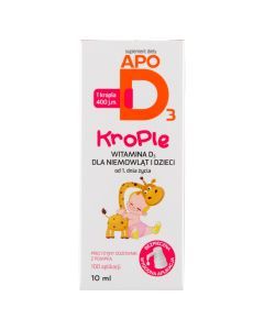 ApoD3 Krople 400 j.m., 10 ml
