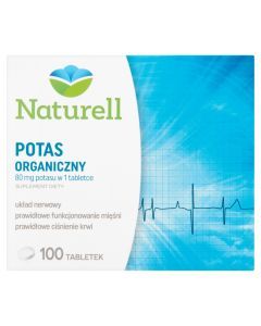 Naturell Potas Organiczny, tabletki, 100 szt.