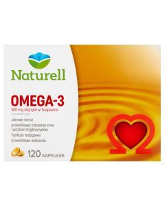 Naturell Omega-3, kapsułki, 120 szt.