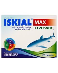 Iskial MAX + Czosnek, kapsułki, 120 szt.