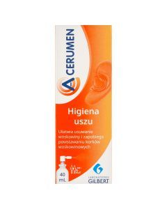A-Cerumen, preparat do higieny uszu, 40 ml (spray)