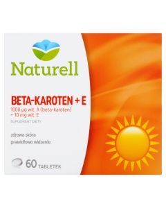 Naturell Beta-Karoten + E, tabletki, 60 szt.