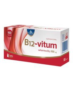 B12 - Vitum, 100 µg, kapsułki, 100 szt.