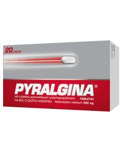 Pyralgina, 500 mg, tabletki, 20 szt.