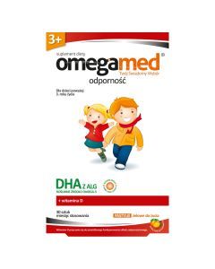 Omegamed Odporność 3+, pastylki żelowe do żucia, 30 szt.