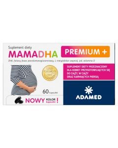 MamaDHA Premium+, kapsułki, 60 szt.