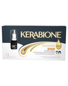Kerabione Booster Oils, wzmacniające serum do włosów ze skłonnością do wypadania, 20 ml, 4 butelki