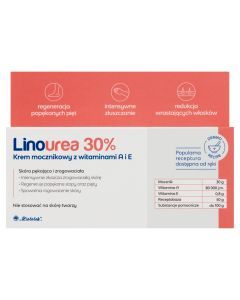 Linourea 30%, krem mocznikowy z witaminami A i E, 50 g