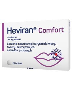 Heviran Comfort, 200 mg, tabletki, 25 szt.
