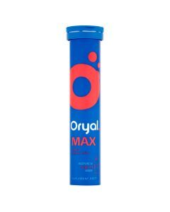 Oryal Max, tabletki musujące, smak malinowy, 15 szt.