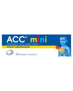 ACC mini, 100 mg, tabletki musujące, 20 szt.