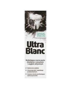 UltraBlanc, wybielająca czarna pasta do zębów z węglem, 75ml