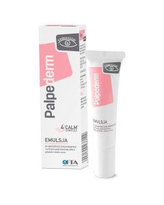 Palpederm, emulsja do specjalistycznej pielęgnacji i ochrony podrażnionej skóry powiek i okolic oczu,15 ml