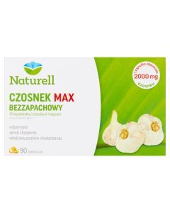 Naturell Czosnek Max Bezzapachowy, kapsułki, 90 szt.