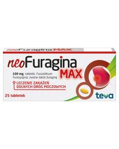 NeoFuragina Max, 100 mg, tabletki, 25 szt.