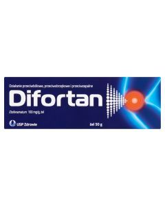 Difortan, 100 mg/g, żel, 50 g