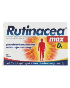 Rutinacea max D3, tabletki, 60 szt.
