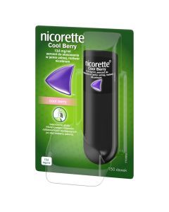 Nicorette Cool Berry, 13,6 mg/ml, aerozol do stosowania w jamie ustnej, 150 dawek