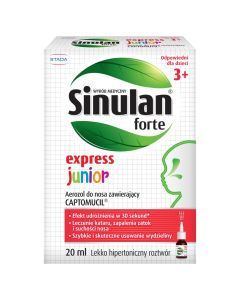 Sinulan Express Forte Junior, aerozol do nosa, 20 ml