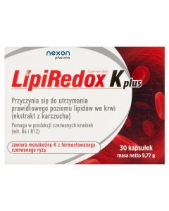 Nexon Pharma LipiRedox K plus, kapsułki, 30 szt.