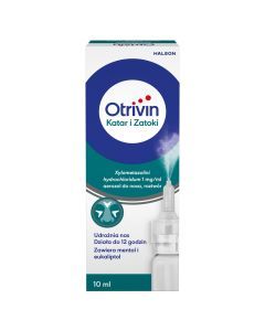 Otrivin Katar i Zatoki, 1 mg/ml, aer.do nosa, 10 ml, but.
