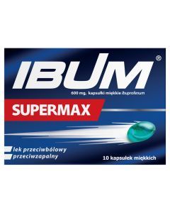 Ibum Supermax, 600 mg, kapsułki miękkie, 10 szt.