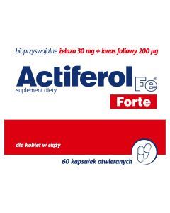 Actiferol Fe Forte, kapsułki otwierane, 60 szt.