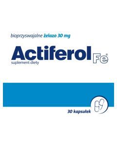 Actiferol Fe, 30 mg, kapsułki otwierane, 30 szt.