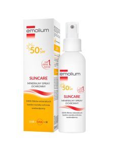 Emolium Suncare, mineralny spray ochronny, SPF 50+, 100 ml
