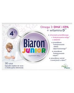 Bioaron Junior, kapsułki miękkie do żucia, 30 szt.