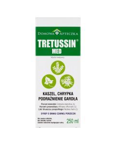 Tretussin Med, syrop o smaku czarnej porzeczki, 250 ml