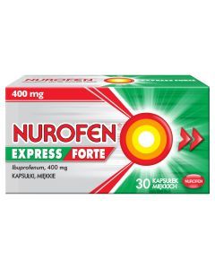 Nurofen Express Forte, 400 mg, kapsułki miękkie, 30 szt.