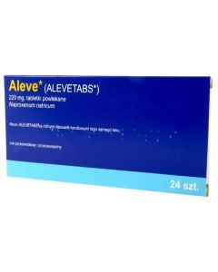 Aleve, 220 mg,tabl.powl.,(i.row),MDZ/PhP,Francja, 24 szt