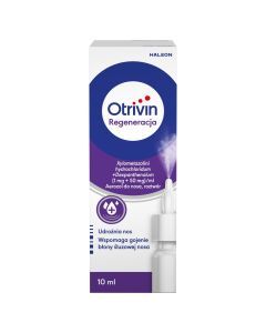 Otrivin Regeneracja, (1 mg+50 mg)/ml, aer.do nosa, 10 ml,