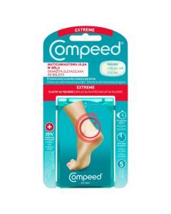 Compeed, Plastry na pęcherze na piętach, średnie, 5 szt.