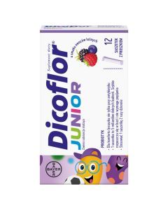 Dicoflor Junior, proszek w saszetkach, 12 szt.